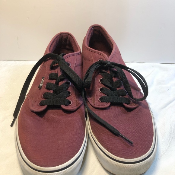 Vans Sneakers Men’s Size 11 Burgundy - Picture 9 of 12